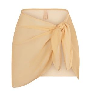 Silk Cover Up Wrap Skirt